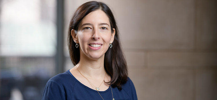 Dr. Sophie Hanina, a senior research scientist at MSK’s Sloan Kettering Institute.